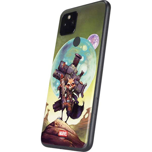 Marvel Rocket Raccoon Armored Arsenal Google Pixel 5a Skin